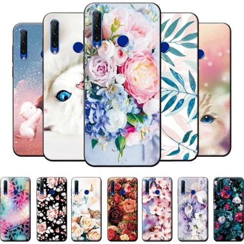 For Huawei Honor 10i Case Bumper Soft TPU Silicone Cover For Huawei Honor 10i Cases Wolf Back Cover For Huawei Honor 10i 6.21