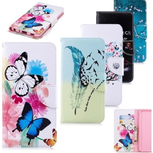 Coque Cover For Huawei P8 LITE 2017 / MATE 9 LITE Phone Case Cartoon Wallet Cover For Honor 8 LITE 2017/ 6X /5C /5A /8 /V8 Funda
