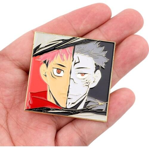 DZ2042 Japanese Anime Comics Jujutsu Kaisen Collection Enamel Lapel Pin Badge Pins Hats Clothes Backpack Decoration Jewelry
