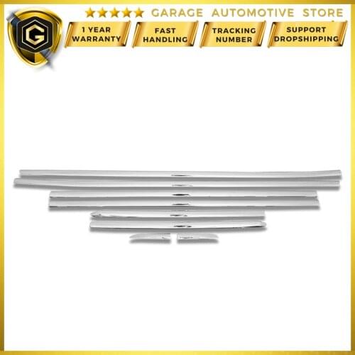 For Clio 4 SPORT TOURER Chrome Window Frame Trim 8 Piece 2012-2018