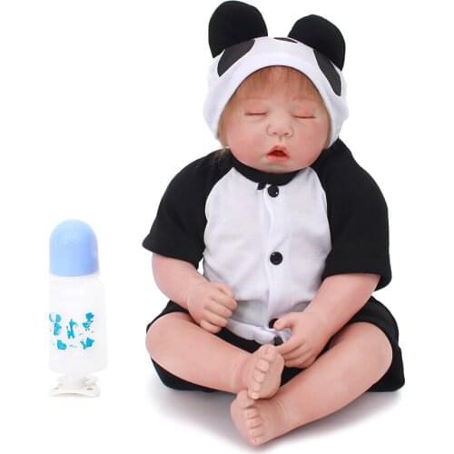 DollMai Brand Reborn baby boy dolls toys 18"46cm soft body silicone reborn baby dolls gift for child Bebes reborn boneca