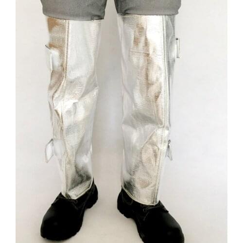 Aluminum Foil Knee Pads 1000 Degree Heat Insulation Anti-scald Kneepad Fireproof High Temperature Resistant Leggings