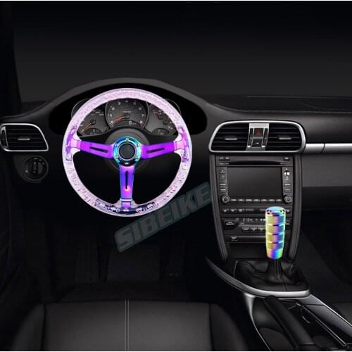 New 14 inch 350mm High quality sports transparent acrylic steering wheel
