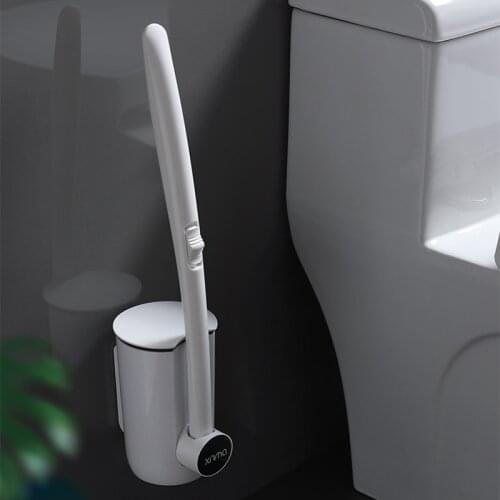 Disposable Toilet Brush Without Dead Corners Can Be Thrown Wall-Mounted Household Cleaning Toilet Set Bathroom Accessories