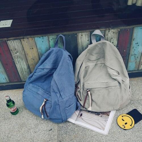 Casual Backpack Canvas Women Backpack Large Capacity Female Shoulder Bag School Bag For Teenage Girls New Trend Female Backpack