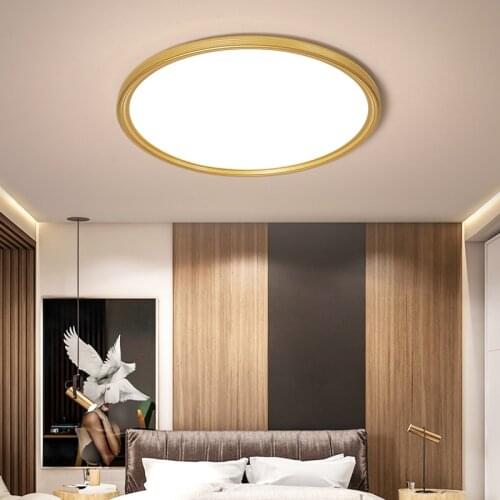 Surface Mounted Modern Led Ceiling Light Luminaires Gold&Black&White Rings Chandelier Ceiling Lamp For Living room Bedroom Lamp