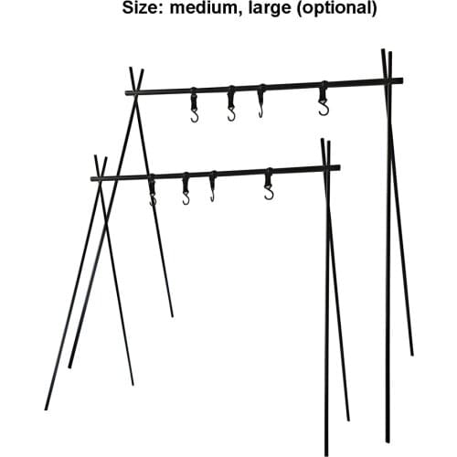 Camping Equipment Hanging Rack 8kg Aluminum Alloy Triangle Travel Camping Shelf Hanger Outdoor Triangle Rack 캠핑