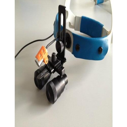 TAOS MF 6.0X Headband Adjustable Magnification Surgical Dental Loupes Variable Magnifying Glasses with led light