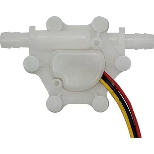 XH2.54 4.5-18V USN-HS06PA-3 6mm Hose Barb End Hall Water flow Sensor Turbine Flow Meter 0.3-3.5L/min 1% Error Drinking Machine