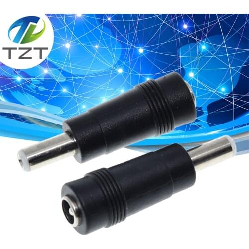 1Pcs 5.5 x 2.1mm Female To 5.5 x 2.5mm Male DC Power Connector Adapter Laptop 5.5*2.1 Female To Male 5.5*2.5