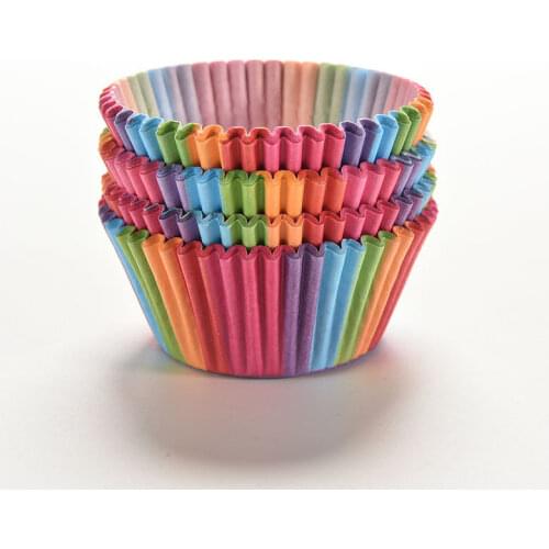 100Pcs/Lot Wholesale Cupcake Liner Baking Cup Cupcake Paper Muffin Cases Cake Box Cup Tray Cake Mold Decorating Tools Wholesale