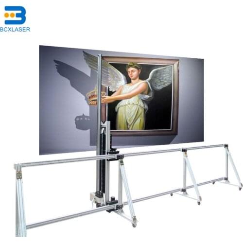 3D Effect UV Wallpaper Printing Machine Wide Wall Mural Printer Automatic High Resolution Factory Wall Painting Machine