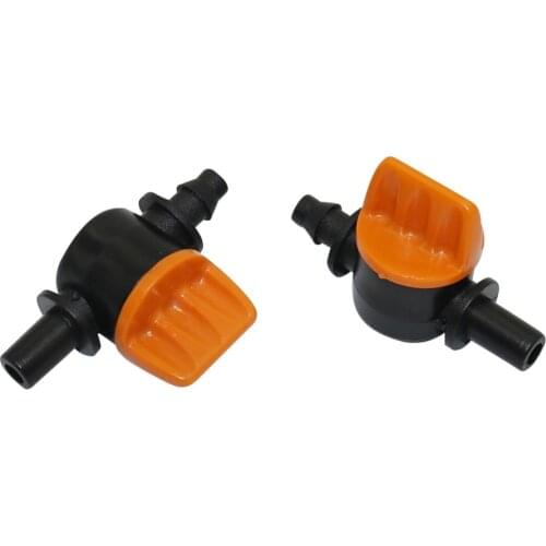 5Pcs 6mm To Barbed 4/7mm Interface Miniature Valves Waterstop Hose End Connectors Garden Irrigation Switch Coupling Hose Valve