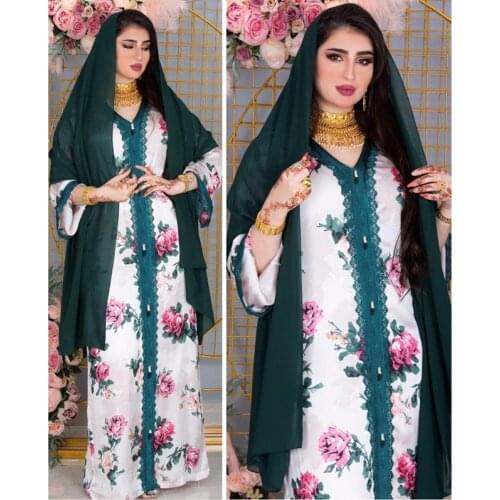 Abaya Dubai Turkey Muslim Fashion Hijab Dress european Islam Clothing African Dresses For Women De Moda Musulman Djellaba Femme