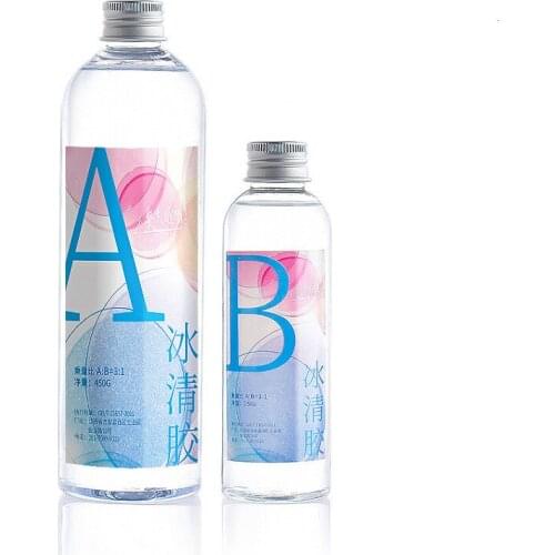 Epoxy Resin 3:1 AB Epoxy Crystal Glue For DIY Resin Jewelry Making Silicone Mold High Adhesive 100g/280g/600g