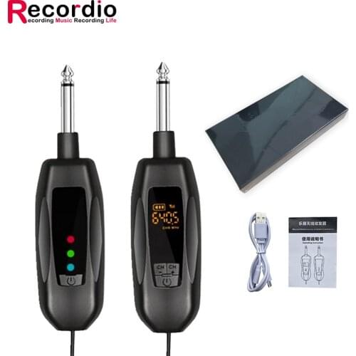 GAW-A8 Professional Guitar Pickup Wireless Transmitter Microphone Instrument Bass System Use Distance 50 Meters