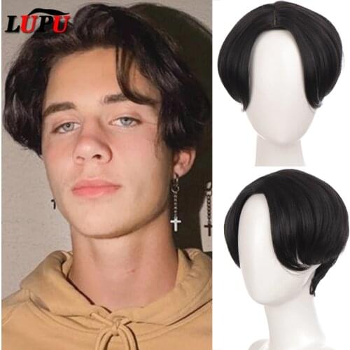 LUPU Black Wigs