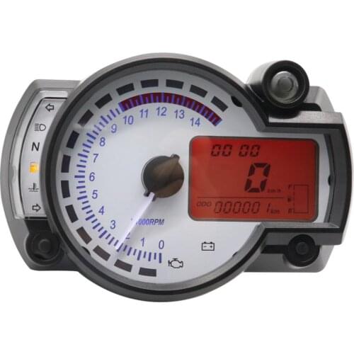 Motorcycle Modified LCD Speedometer Odometer Tachometer Gauge