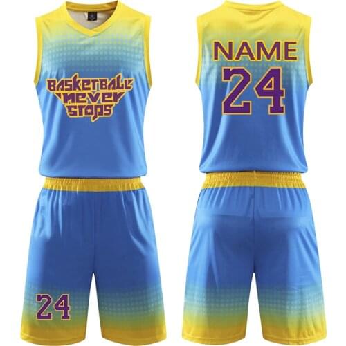 2020 New arrival Men Basketball Clothes Summer Sports Vest Training Suit Customized Basketball Jersey Uniforms Throwback Suit