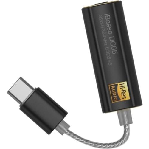 IBasso DC03 DC04 Type-C to 3.5mm 4.4mm Headphone Amplifier Adapter For Android PC ipad HiFi HiRes Cable Adapter