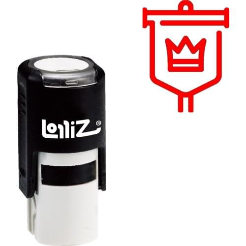LolliZ Coat Of Arms Self-Inking Rubber Stamp - Modern Symbol Series