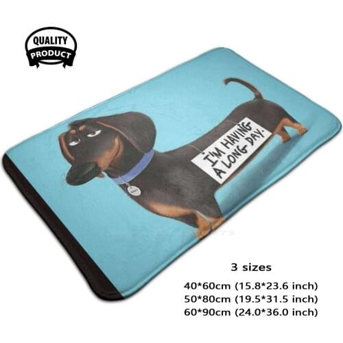Dachshund Dog Funny Pupy 3D Household Goods Mat Rug Carpet Foot Pad Dachshund Dog Cute Dogs Doxie Pets Puppy Animal Funny