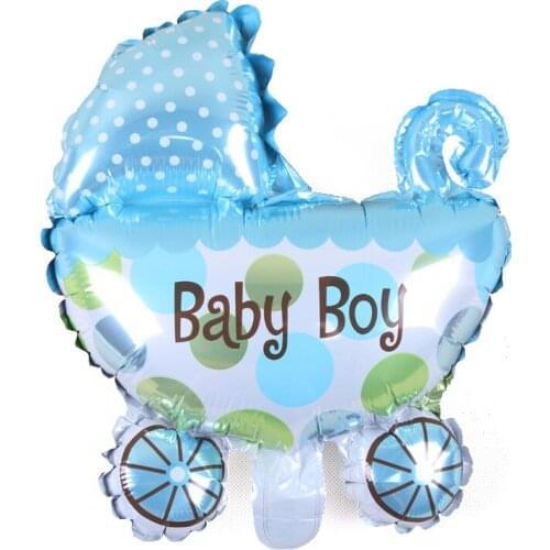 77x62cm Baby boy&girl Carriage Foil balloon special baby shower party decoration