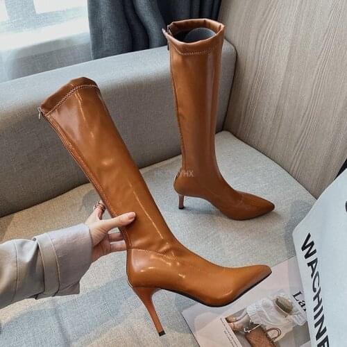 2021 Designer Shoes Shoes Women New Black Over-the-knee Boots Sexy Women Autumn And Winter Ladies Thigh High Boots Botas Mujer