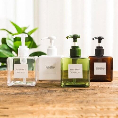 1pc Shower Gel, Hand Soap Dispenser Bottle Foam Hand Sanitizer Bottle Press Typ Facial Cleanser Bubbler Bubbler Unterflasch