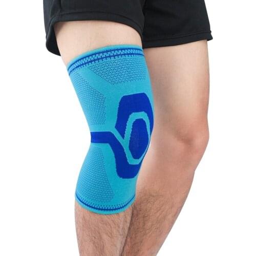 1pc Support Bandage Protector For Running Jogging Hiking Football Soccer Knee Pad Knee Pad Sleeve Thermal Knit Compression Leg