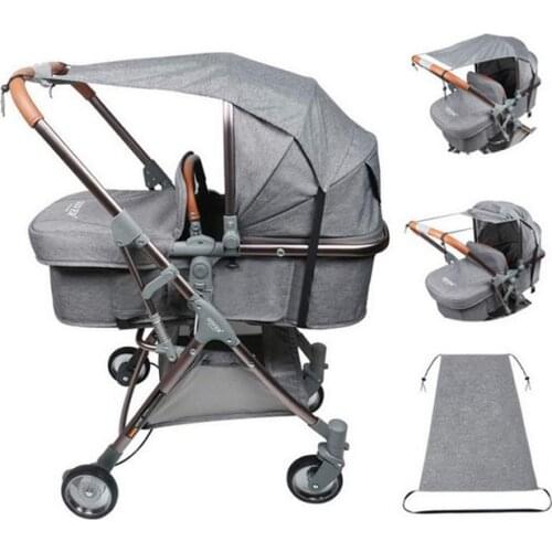 12x13cm Universal Baby Stroller Sun Shade Waterproof Canopy Cover for Stroller Accessories Car Seat Buggy Pushchair Cap Sun Hood