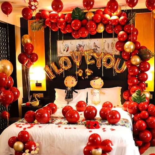 2021 New Wedding Balloon Set for Room Layout Decoration Balloon Wedding Proposal Festive Party Latex Balloon