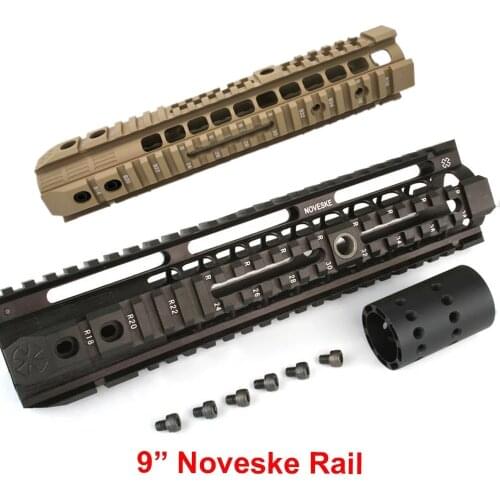Airsoft Noveske 9" Inch Rail Handguard CNC Process for Airsoft M4 MK18