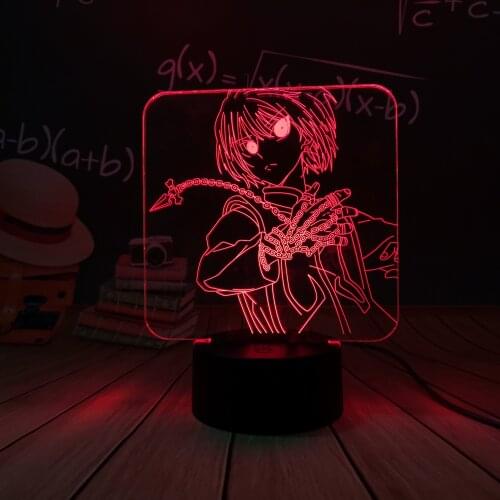 Anime Hunter X Hunter 3D Lamp Action Figure Gon Freecss Killua Zoldyck Kurapika Hisoka Figma Bedroom Decor HXH Figurine Model