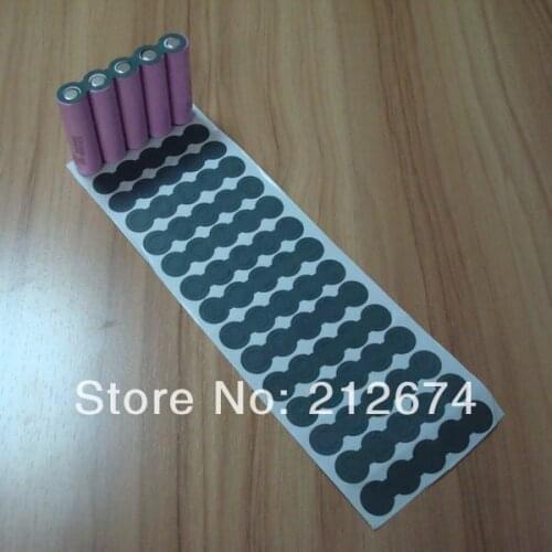 Free Shipping 18650 battery Barley Paper 5P with glue used for 18650 Cylindrical Cell Insulation Spacer