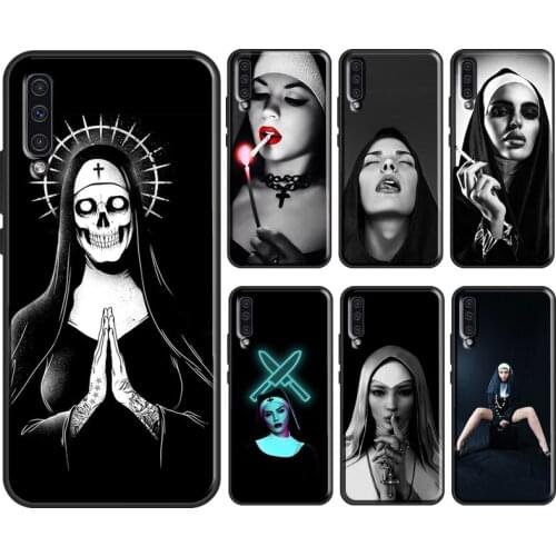 Sister Style Nun Sexy Girl For Samsung Galaxy A51 A71 A31 A41 A10 A30 A50 A70 A52 M31 A20e A21S A12 M31S Phone Cover