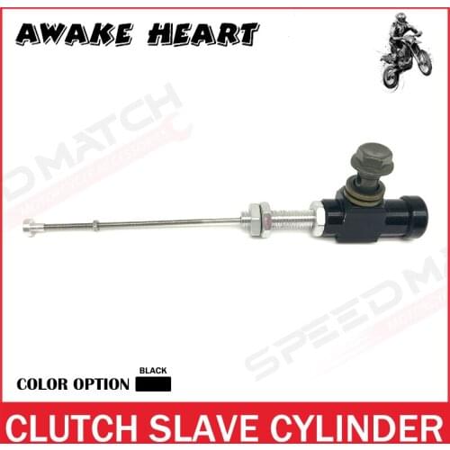Black Alloy Motorcycle performance Hydraulic Clutch Master Slave Cylinder Rod System performance efficient transfer pump