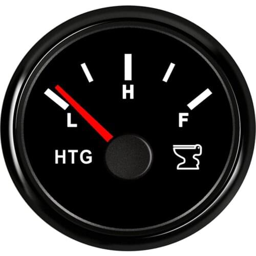 Waterproof Boat Water HTG Gauge 52 mm Marine Holding Tank Level Gauge with 0~190ohm / 240~33 ohm Sewage Level Meter