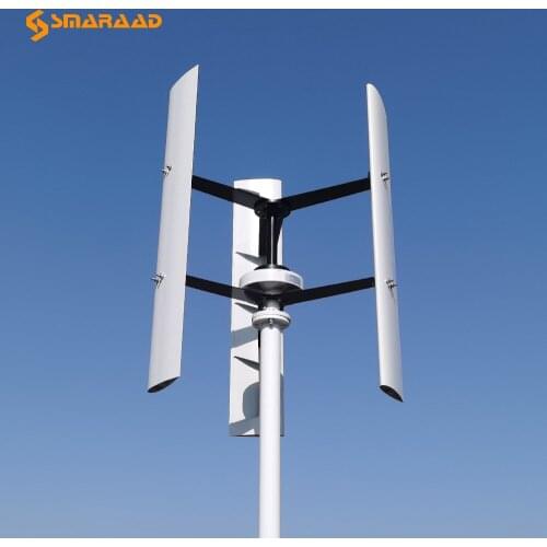 Cheap 300w 400W 600w 12v/24v/48v vertical wind turbine MAGLEV permanent magnet generator with MPPT controller for home use