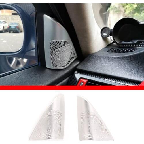 For 2005-2012 BMW 3 Series E90 stainless steel tweeter protective decorative mesh cover automotive interior accessories