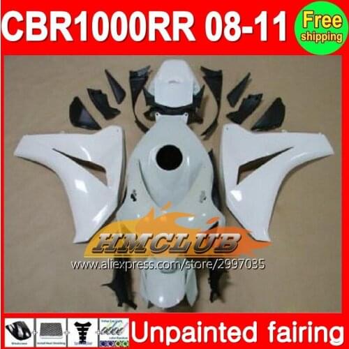 Body Unpainted Full Fairing Kit For HONDA CBR1000RR CBR 1000RR 1000 CBR1000 RR 08 09 10 11 2008 2009 2010 2011 Fairing