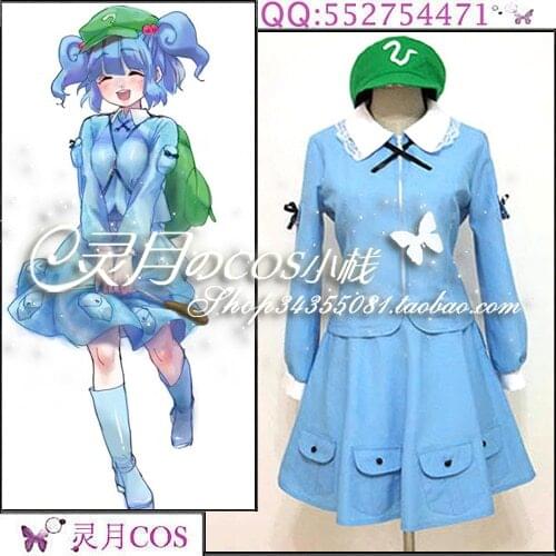 Touhou Project Kawashiro Nitori anime Cosplay Costume Custom Any Size