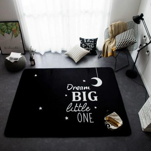 145X195CM Star Moon Carpets For Living Room Nordic Style Soft Rugs For Bedroom Home Decoration Coffee Table Area Rug/Floor Mat