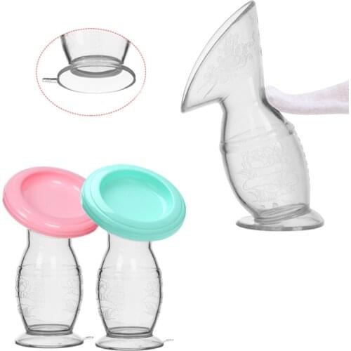 Breast Pump Baby Feeding Manual Breast Pump Partner Breast Collector Automatic Correction Breast Milk Silicone Pumps PP BPA Free