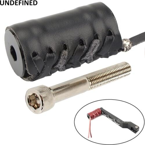 Motorcycle PU Leather Shifter Pegs Cover Retro Shift Nails Covers For Indian Chief Classic Vintage Cafe Racer Softail Fatboy