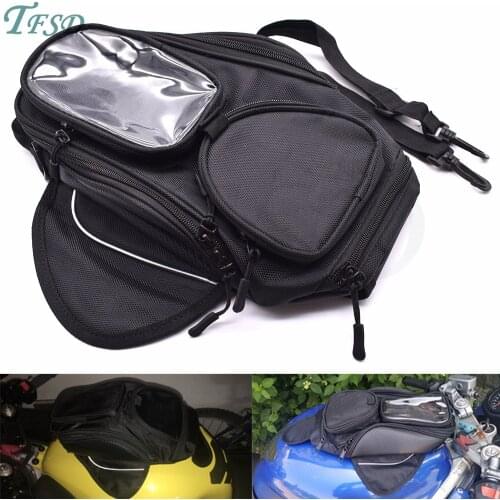New waterproof moto fuel tank bag magnetic motorcycle saddle bag backpack mobile phone navigation For Kawasaki Ninja 250 650
