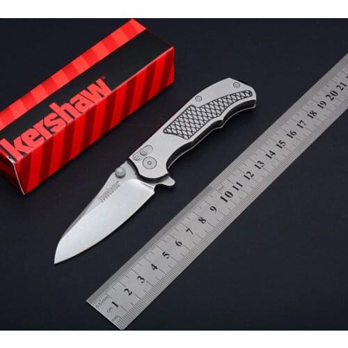 New Arrival Kershaw 1558 Folding Outdoor Knife 8CR17mov Blade aviation aluminum Handle 58HRC hardness Camping Hunting Knives EDC