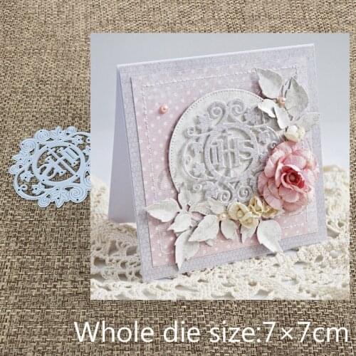 New Design Craft Metal Cutting Dies cut die Polish IHS circle leaf frame Scrapbooking Album Paper Card Craft Embossing Die Cuts