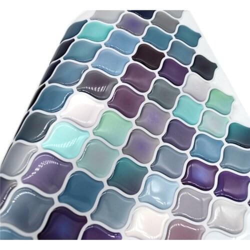 DIY Self Adhesive Mosaic Tile Backsplash Wall Sticker Vinyl Bathroom Kitchen Home Decor