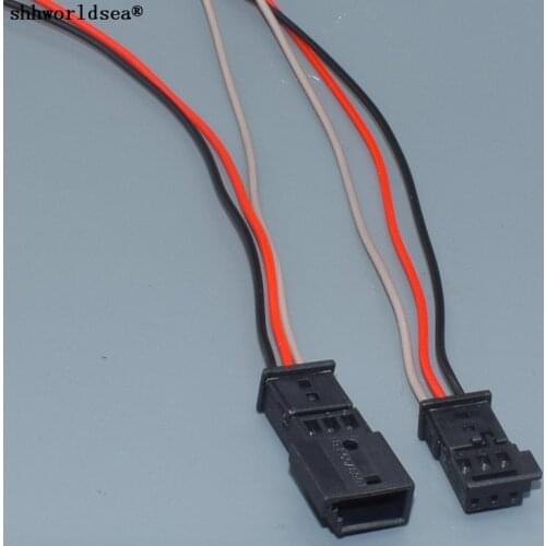 Shhworldsea 3 Pin 0.6mm 1-968700-1 1355620-1 Auto Stereo Connector Car Speaker Plug Treble Plug Rain Sensor Socket For VW BMW